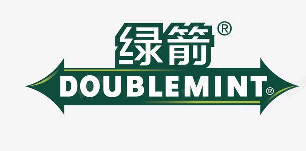 绿箭矢量图eps免抠素材_新图网 https://ixintu.com doublemint logo 口香糖 矢量标志 绿箭 矢量图