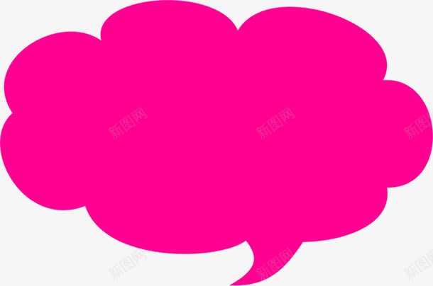 卡通粉色云朵png免抠素材_新图网 https://ixintu.com 云朵 卡通 粉色
