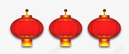 喜庆中国风红色灯笼png免抠素材_新图网 https://ixintu.com 中国风 喜庆 红灯笼