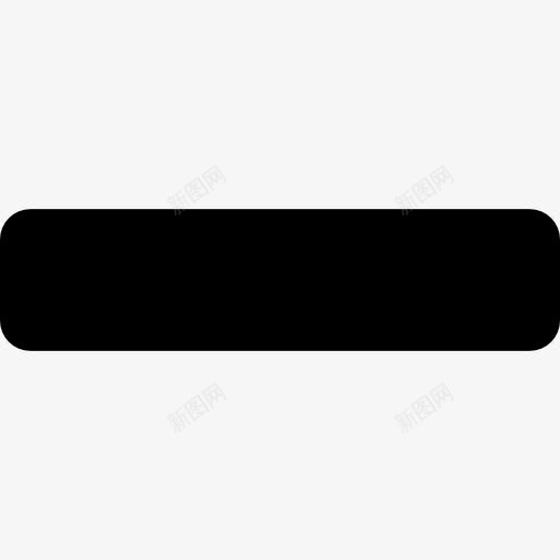 减直水平线标志图标png_新图网 https://ixintu.com 减 标志 界面 直 符号 线 酷的图标