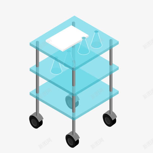 医用置物架医疗用品png免抠素材_新图网 https://ixintu.com 医用 医疗 用品 置物架