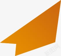 简约几何形状橙色png免抠素材_新图网 https://ixintu.com 几何 形状 橙色 简约