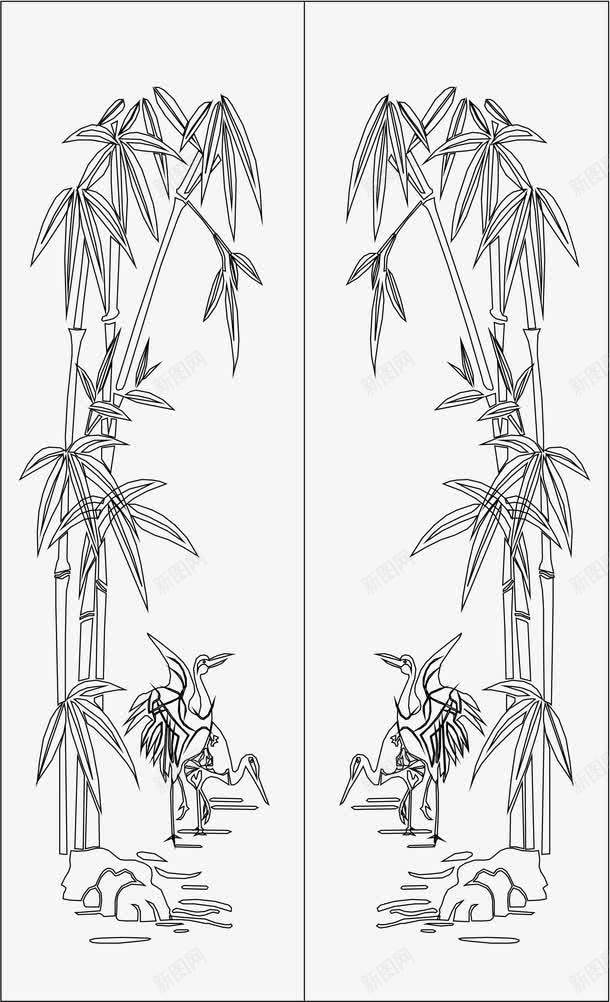 暗花图案png免抠素材_新图网 https://ixintu.com 底纹 暗花图案 黑色