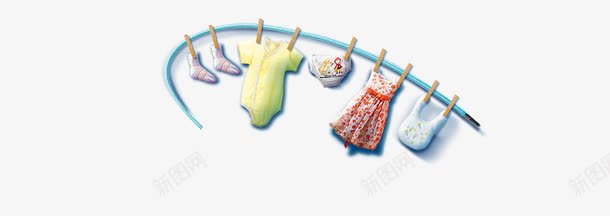 晒衣服立体装饰免费png免抠素材_新图网 https://ixintu.com 免费 晒衣服 立体 装饰