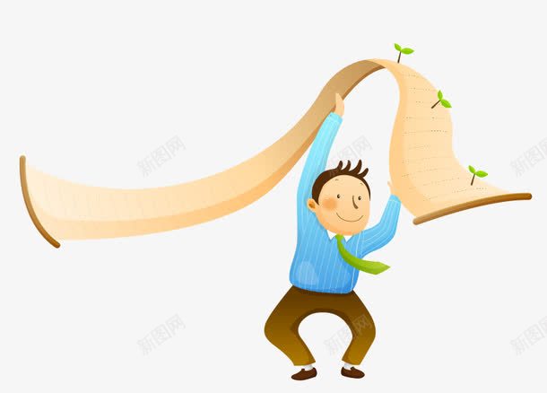 卡通男士矢量图ai免抠素材_新图网 https://ixintu.com 卡通男士 小草 草地 矢量图