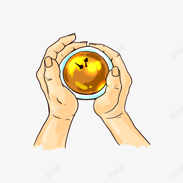 握杯子的手psd免抠素材_新图网 https://ixintu.com 手 暖手 杯子 热