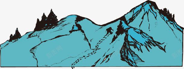 山脉矢量图ai免抠素材_新图网 https://ixintu.com 山 山峰 山脉 山顶 矢量图