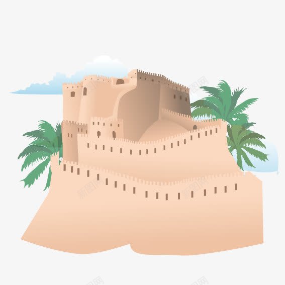 中国长城png免抠素材_新图网 https://ixintu.com 中国 中国长城 古代建筑 长城