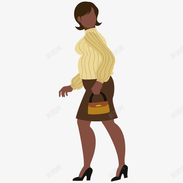 可爱胖女人png免抠素材_新图网 https://ixintu.com 卡通 可爱 胖女人