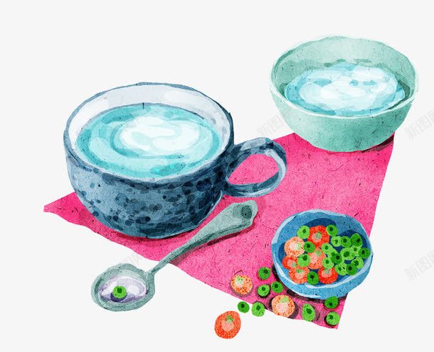 食物png免抠素材_新图网 https://ixintu.com 小菜 手绘 美食