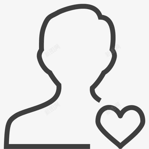 用户的人最喜欢的图标png_新图网 https://ixintu.com fav man user 最喜欢 用户 男人