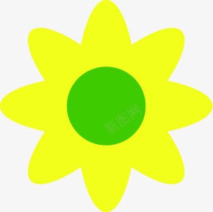 手绘卡通海报太阳花png免抠素材_新图网 https://ixintu.com 卡通 太阳 海报