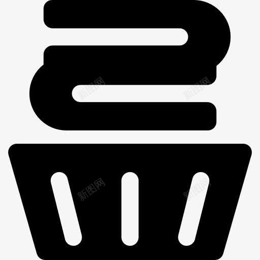 洗衣篮图标png_新图网 https://ixintu.com 工具 毛巾 洗涤 篮子