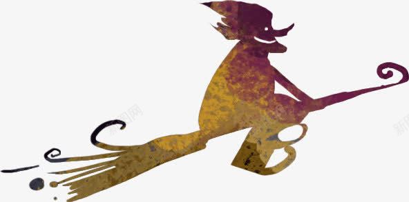 复古万圣节女巫婆png免抠素材_新图网 https://ixintu.com 复古万圣节女巫婆 搞怪万圣节巫婆