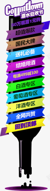 酒水促销png免抠素材_新图网 https://ixintu.com 促销 标签 活动 海报 装饰 酒水