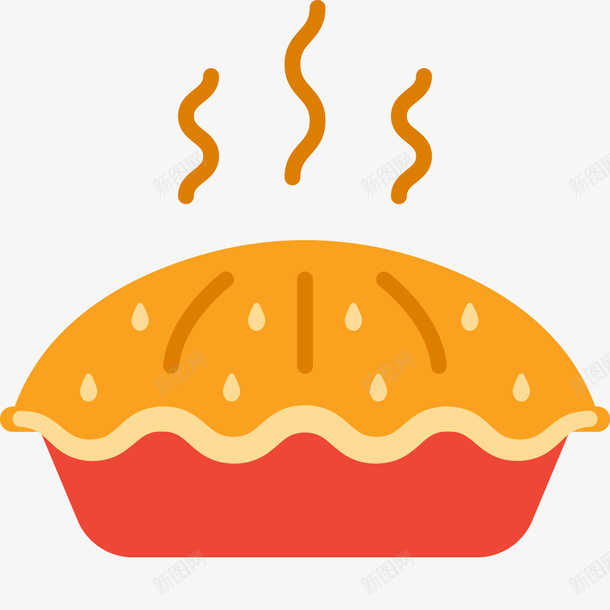 材料png免抠素材_新图网 https://ixintu.com 入秋 彩绘 矢量材料 秋天主题 简易彩绘 苹果派 食物