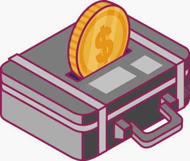 手绘存钱png免抠素材_新图网 https://ixintu.com 储蓄 存钱 手绘 金币