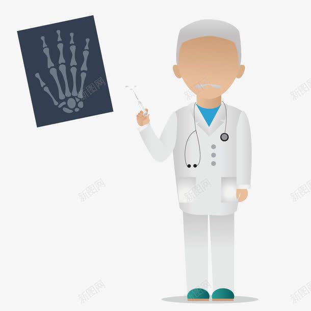 案健康体检骨骼png免抠素材_新图网 https://ixintu.com 体检 健康 健康体检 图案 骨骼
