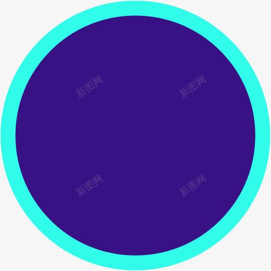 浅蓝外圈深蓝内圈png免抠素材_新图网 https://ixintu.com 外圈 浅蓝 深蓝