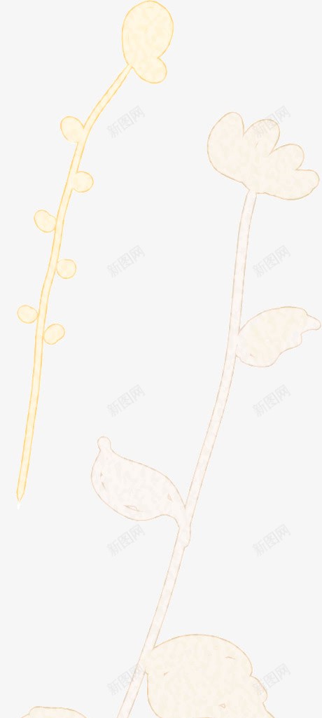 创意淡彩花卉片png免抠素材_新图网 https://ixintu.com 创意 图片 花卉