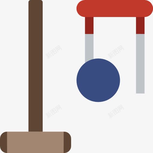 槌球图标png_新图网 https://ixintu.com 槌球 游戏 球 运动 迷宫