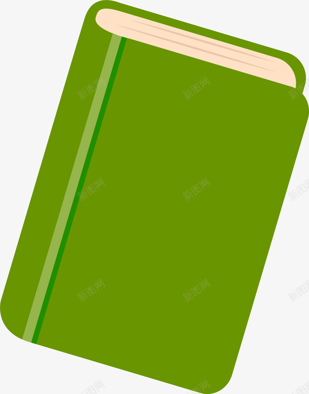 读书日绿色卡通书籍png免抠素材_新图网 https://ixintu.com 世界读书日 书本 书籍 学习 教育 文化 知识 阅读
