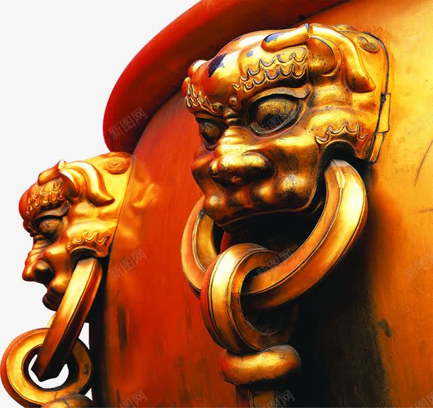 中国风红色铁器容顺达png免抠素材_新图网 https://ixintu.com 国风 红色 铁器