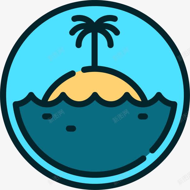 海洋岛屿icon图标png_新图网 https://ixintu.com 图标icon 孤岛 小岛 小岛屿 岛屿 扁平化图标 海洋 海洋岛屿