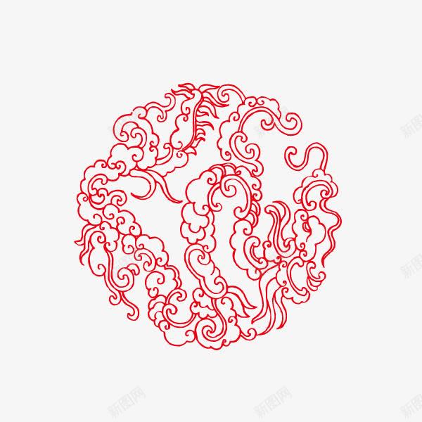 中国风花纹装饰花纹圆形png免抠素材_新图网 https://ixintu.com 中国风花纹 圆形 装饰花纹