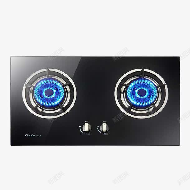 康宝JZTYQ240BE9001双眼燃气灶png免抠素材_新图网 https://ixintu.com 产品实物 嵌入式 康宝 灶具