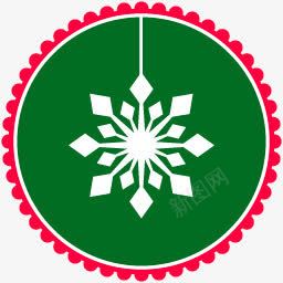 圣诞节雪花图标png免抠素材_新图网 https://ixintu.com 图标 圣诞节 雪花