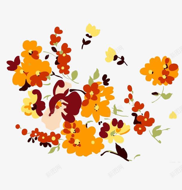 花朵插画png免抠素材_新图网 https://ixintu.com 壁纸装饰画 花朵插画 花瓣