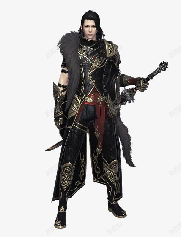 黑色盔甲武器人物png免抠素材_新图网 https://ixintu.com 人物 武器 盔甲 黑色 黑色盔甲