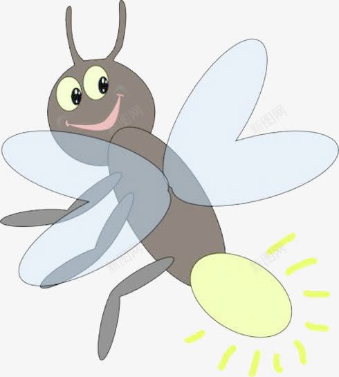 卡通萤火虫png免抠素材_新图网 https://ixintu.com PNG免扣 会发光虫子 卡通萤火虫 发光的虫子 萤火虫