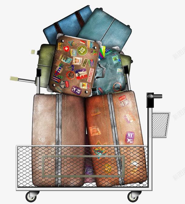 复古旅行箱png免抠素材_新图网 https://ixintu.com 免费图片 复古 旅行箱 皮革箱