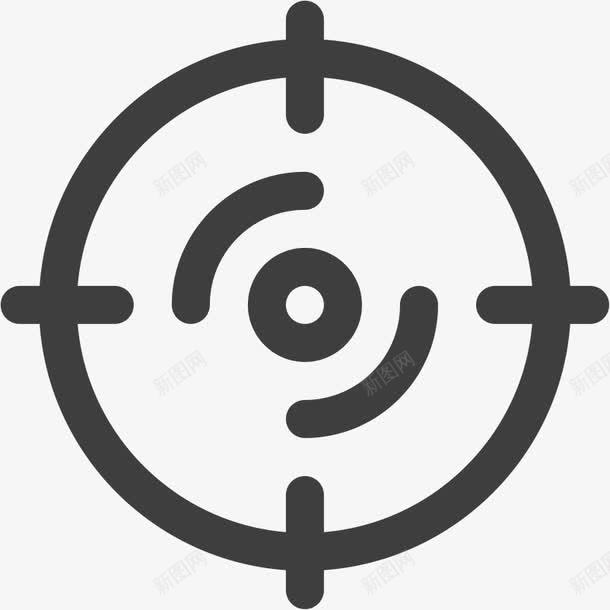 目标Lineicons图标png_新图网 https://ixintu.com Target 目标