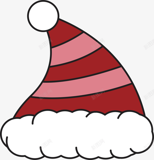 条纹红色圣诞帽矢量图ai免抠素材_新图网 https://ixintu.com merryChristma merryChristmas 圣诞帽 圣诞节 条纹 条纹圣诞帽 矢量png 矢量图