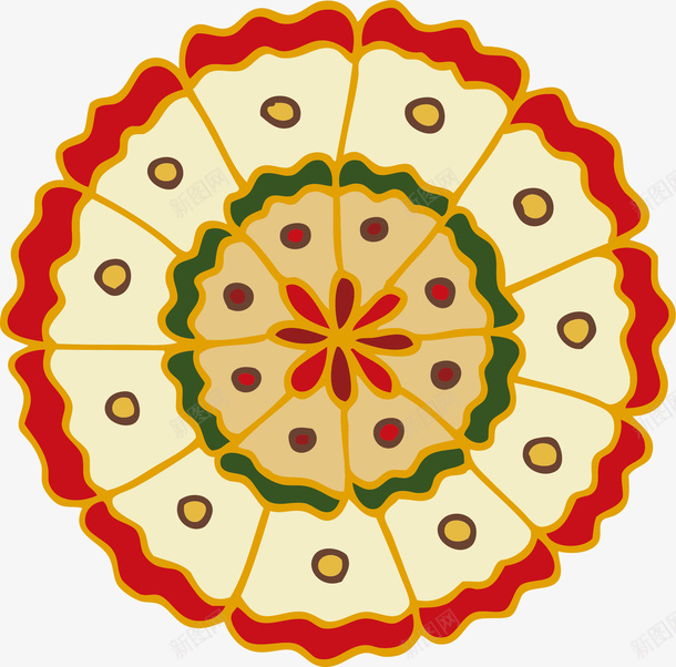 花纹装饰图案矢量图ai免抠素材_新图网 https://ixintu.com AI 创意设计 花卉 花朵 花纹 矢量图