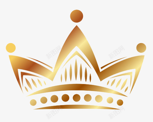 金黄的国王皇冠png免抠素材_新图网 https://ixintu.com 国王 奖励 王冠 金色