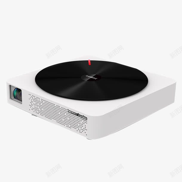 CD音乐盘png免抠素材_新图网 https://ixintu.com 产品实物 多功能 白色 音乐盘