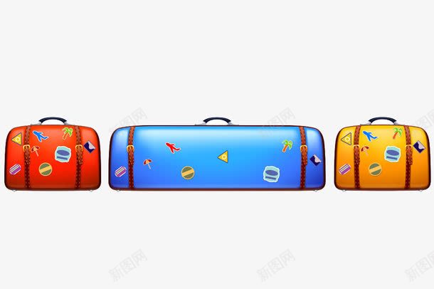 横条行李箱png免抠素材_新图网 https://ixintu.com 交通工具 夏列营 旅游 旅游人 横条行李箱 看表演 野炊 马戏团 高清免扣