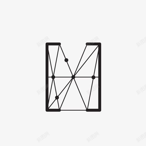 抽象科技几何字母M的png免抠素材_新图网 https://ixintu.com M几何 几何 几何抽象 字母M 字母抽象 抽象 科技几何