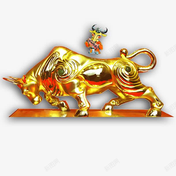 金牛png免抠素材_新图网 https://ixintu.com 牛 牛素材 金牛