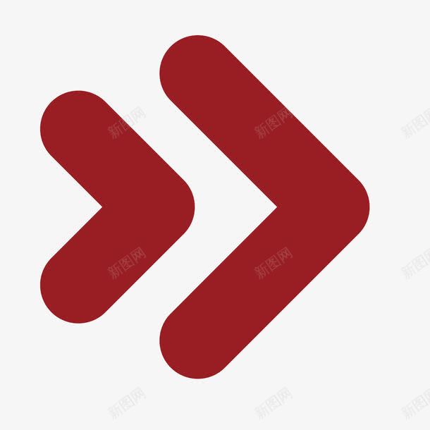 红色大小箭头箭号png免抠素材_新图网 https://ixintu.com 大小 箭号 箭头 红色