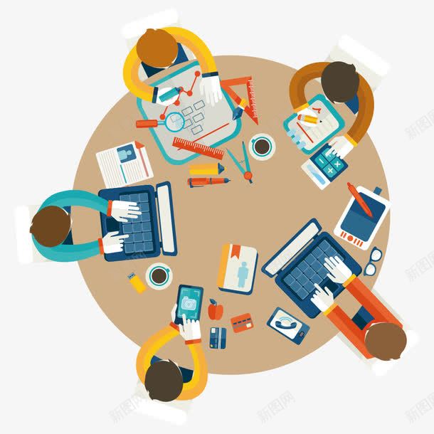 商务顶视图png免抠素材_新图网 https://ixintu.com 人物 人物顶视图 俯视 俯视图 办公 商务 商务人物 工作 顶视 顶视图
