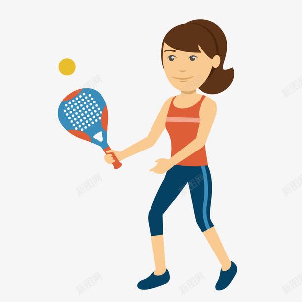 女子运动项目网球png免抠素材_新图网 https://ixintu.com 女子 网球 运动 项目