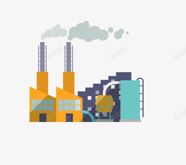 卡通建筑插画png免抠素材_新图网 https://ixintu.com 卡通 卡通建筑 建筑 插画 现代科技 矢量素材