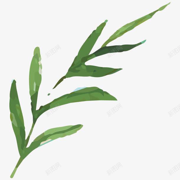 绿色小树苗png免抠素材_新图网 https://ixintu.com 小树苗 植物 水墨 绿色