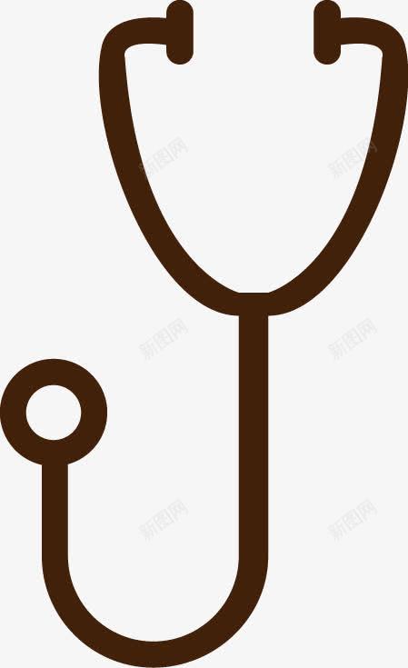 卡通医疗听诊器图标png_新图网 https://ixintu.com 医疗 卡通 听诊器