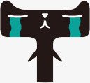 黑色哭泣的天猫png免抠素材_新图网 https://ixintu.com 哭泣 黑色